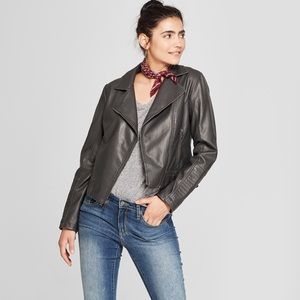 Faux leather jacket